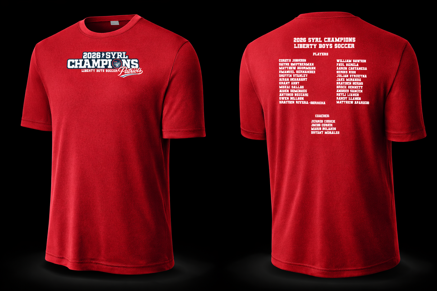 26 Liberty Patriots SYRL Champions Shirt