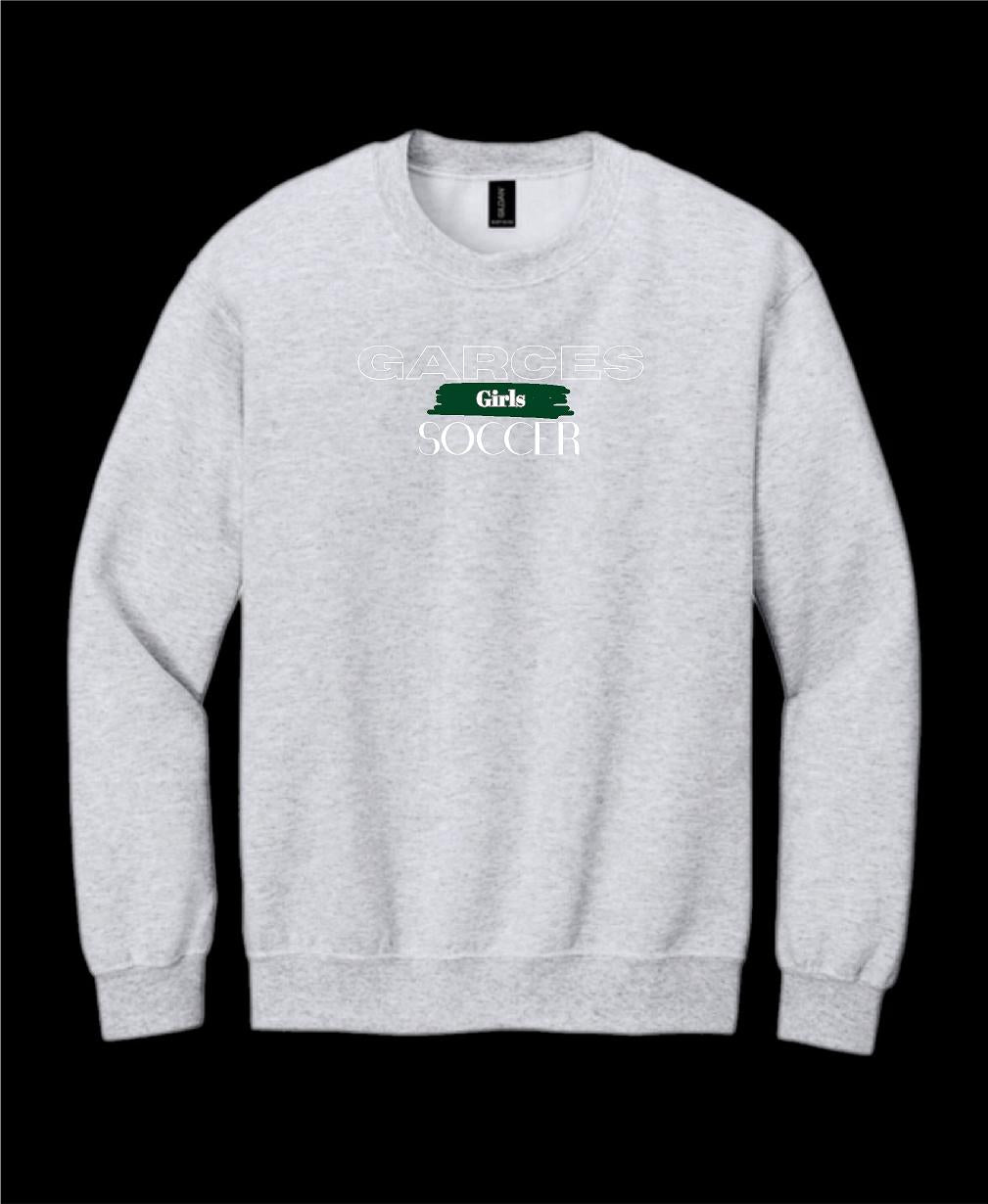 Garces Womens Soccer Crew Neck Sweater Ash 3