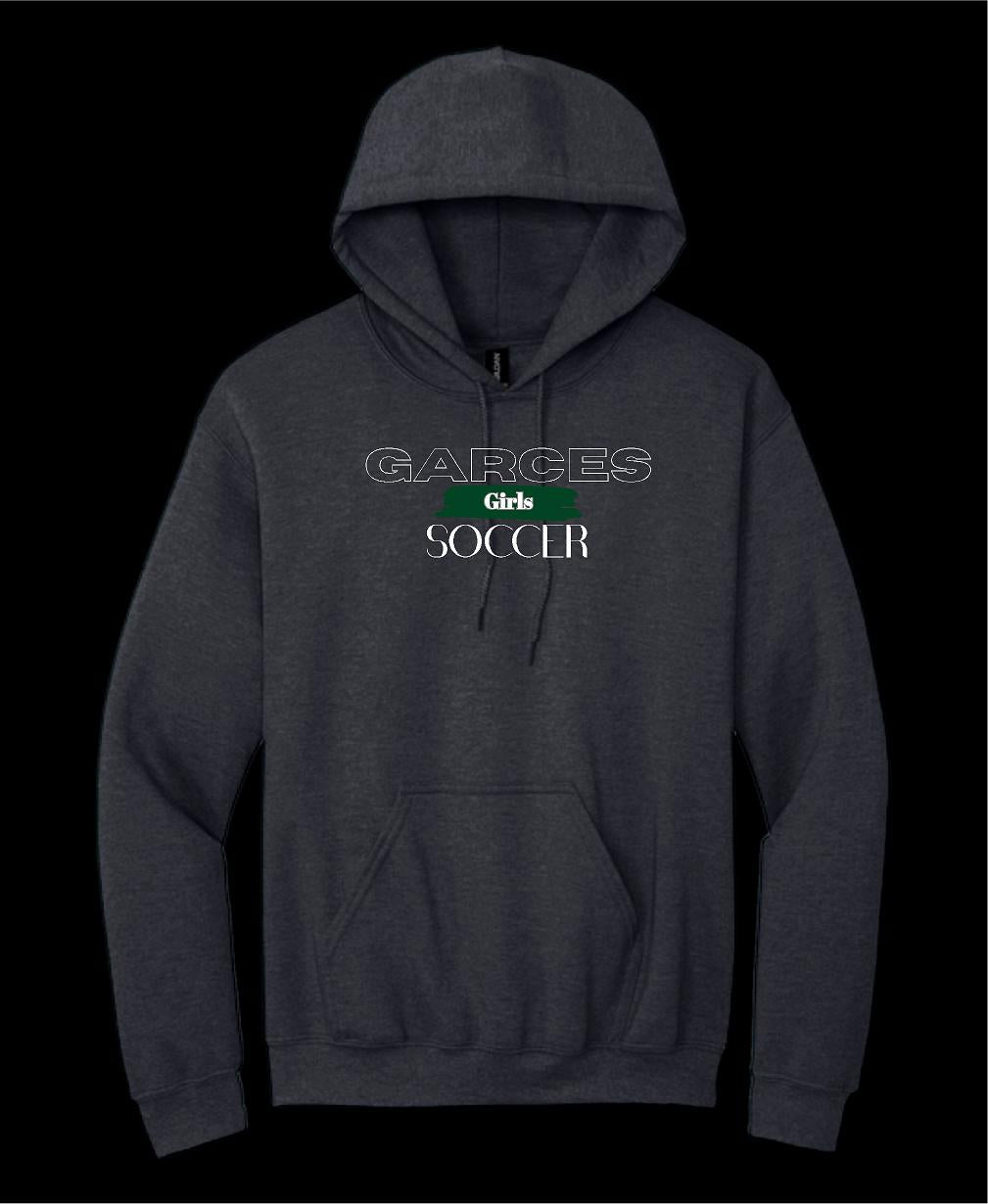 Garces Womens Cotton Hoodie Dark Heather 3