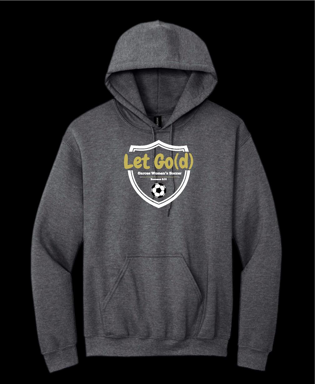 Garces Womens Cotton Hoodie Graphite Heather 4