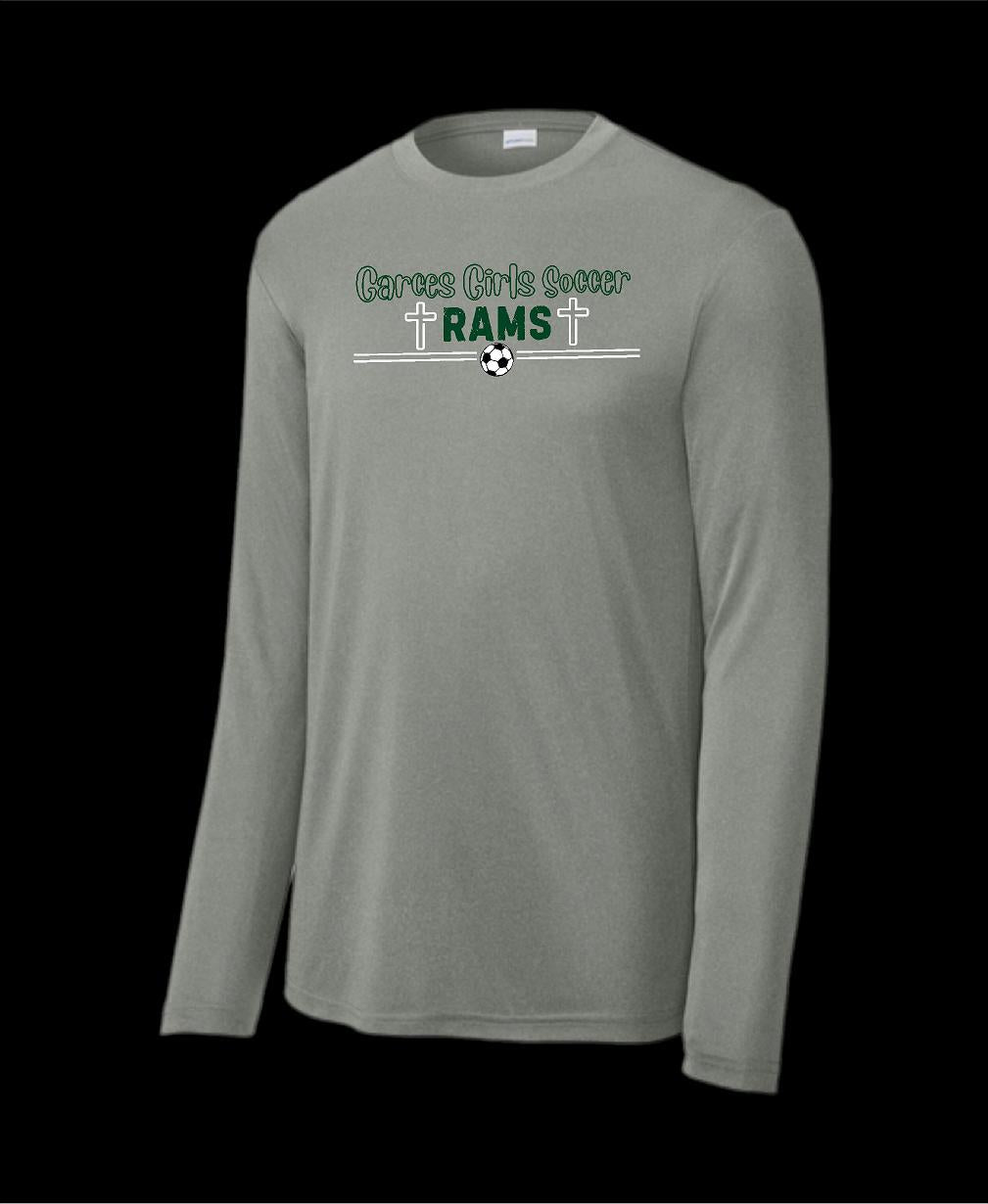Garces Women’s Long Sleeve Grey Heather 2