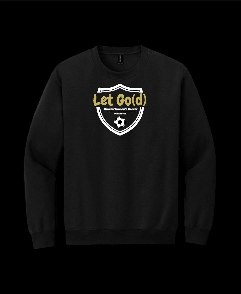 Garces Womens Soccer Crew Neck Sweater Black 4