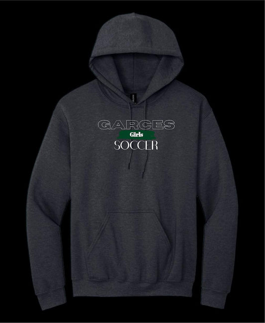 Garces Womens Cotton Hoodie Dark Heather 3