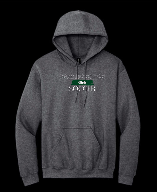 Garces Womens Cotton Hoodie Graphite Heather 3