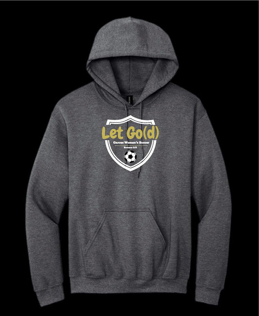 Garces Womens Cotton Hoodie Graphite Heather 4