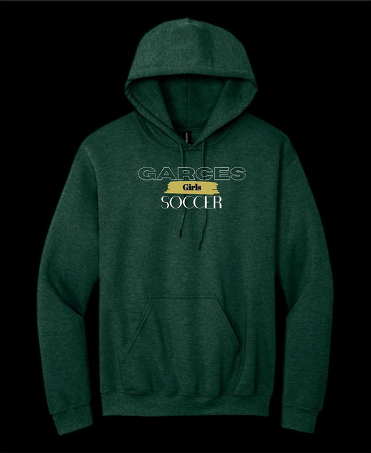 Garces Womens Cotton Hoodie Green Heather 3