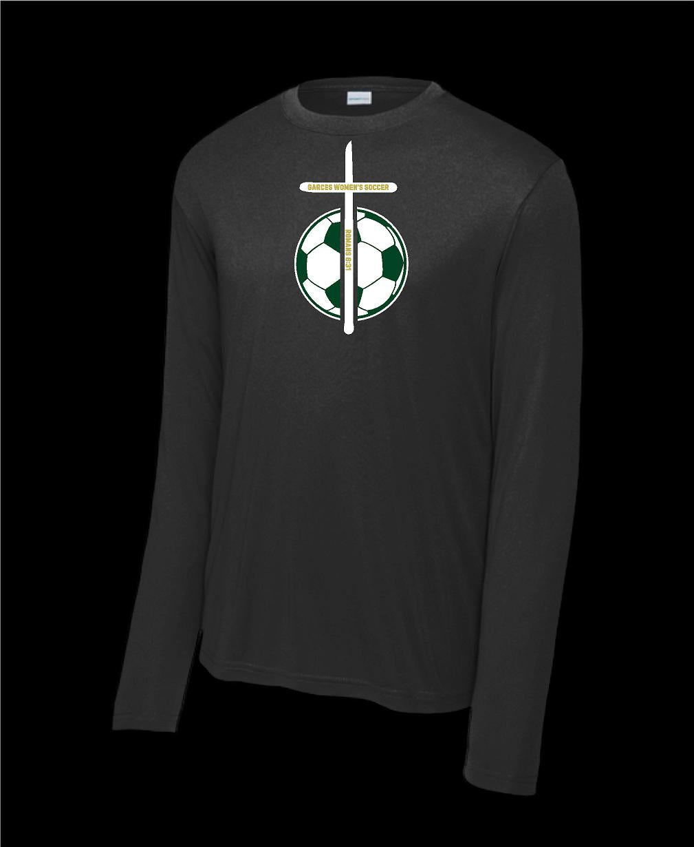 Garces Women’s Long Sleeve Poly Black 1