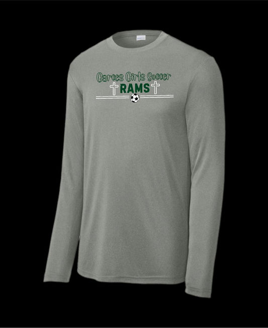 Garces Women’s Long Sleeve Grey Heather 2