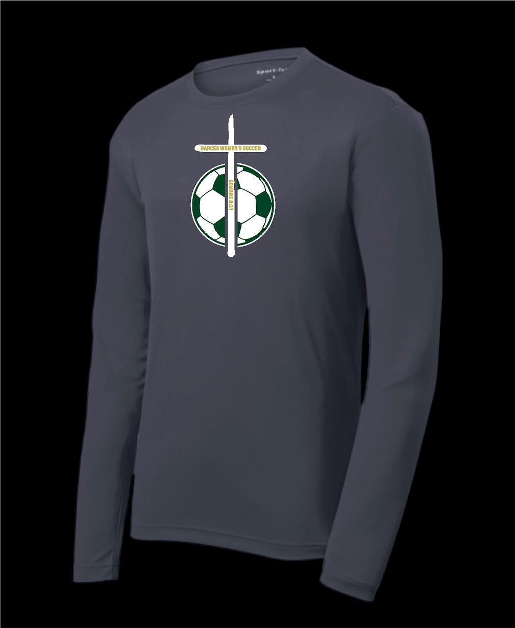 Garces Women’s Long Sleeve Mesh Graphite 1